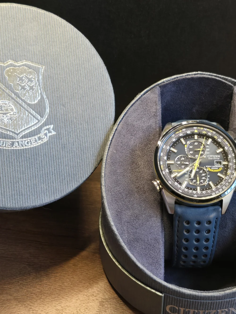 Citizen Eco-Drive World Chronograph Blue Angels Watch